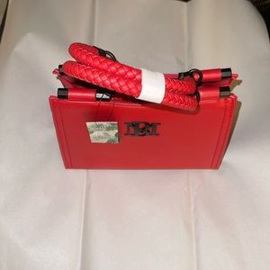 Brand new red Badgley Mischka purse